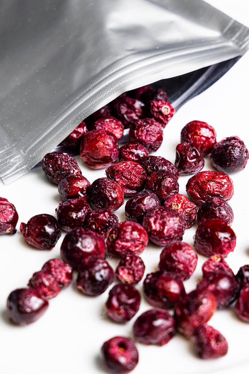 Freeze Dried Cranberries With Honey